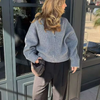 BEAN | Warme Woll-Strickjacke mit Reißverschluss