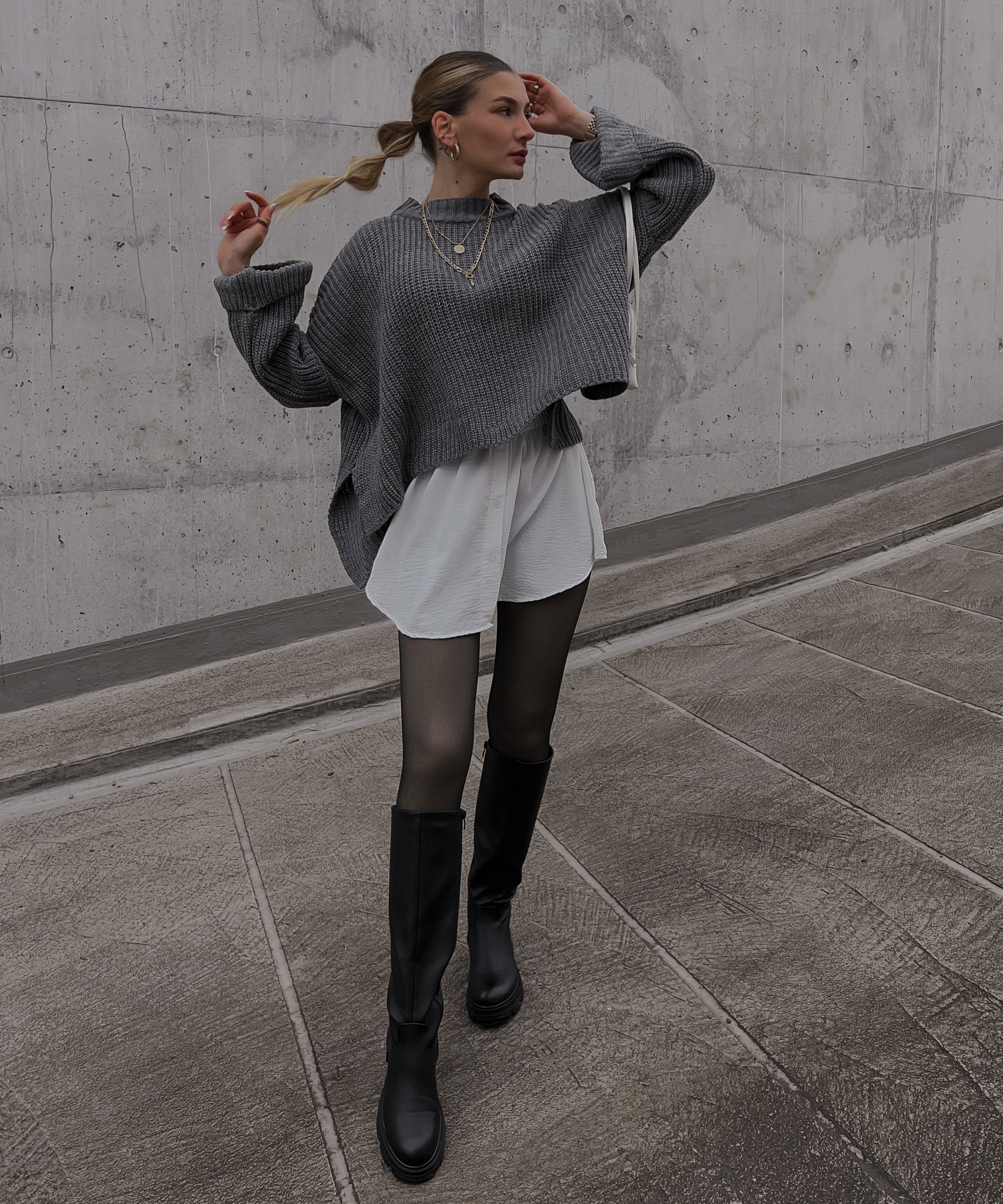 Marie | Elegant Hvid Skørt