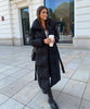 Leigh | Overdimensioneret Parka i Sort