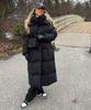 Leigh | Overdimensioneret Parka i Sort