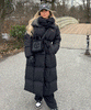 Leigh | Overdimensioneret Parka i Sort