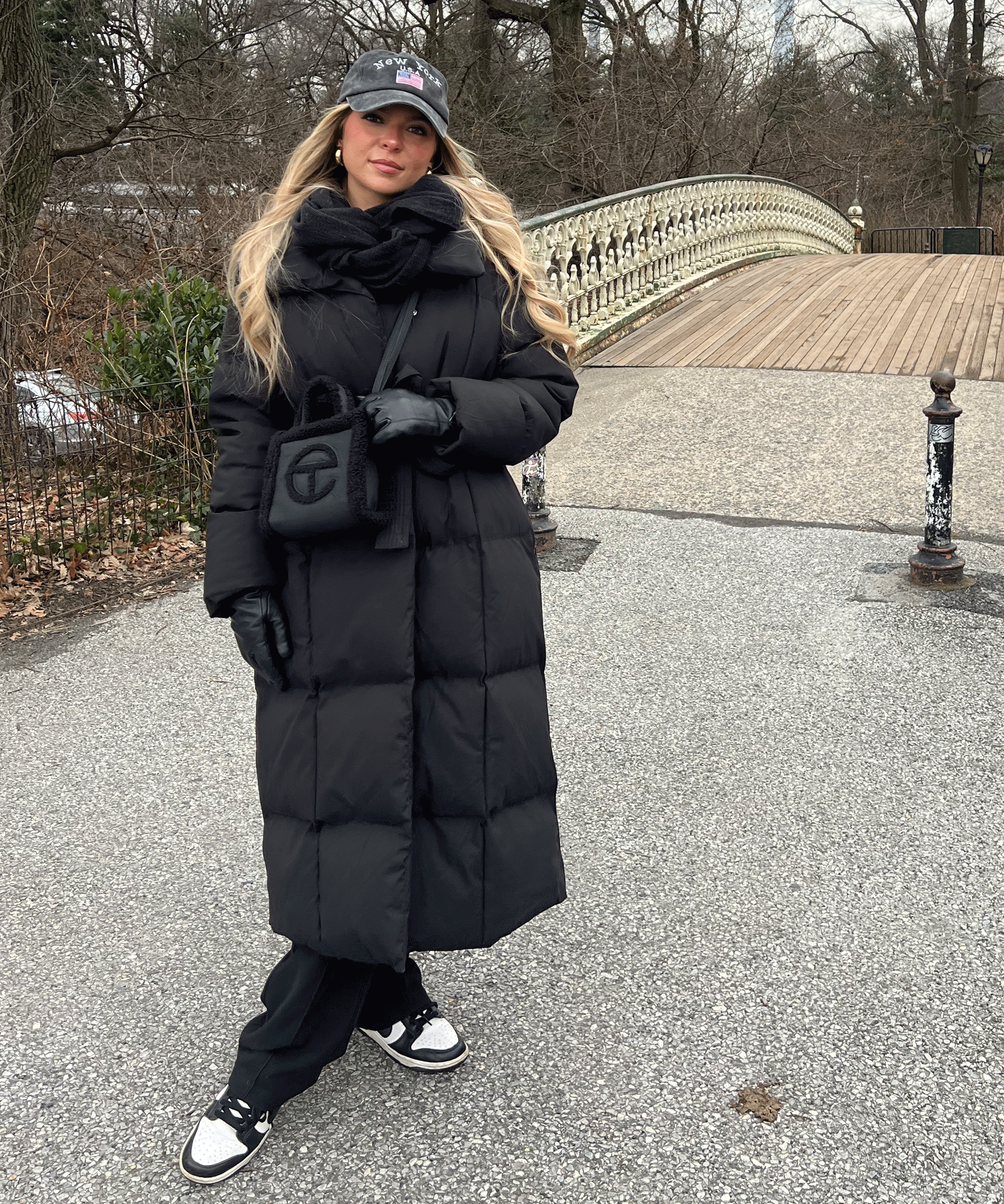 Leigh | Overdimensioneret Parka i Sort