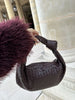 Elegant gewebte skuldertaske medium