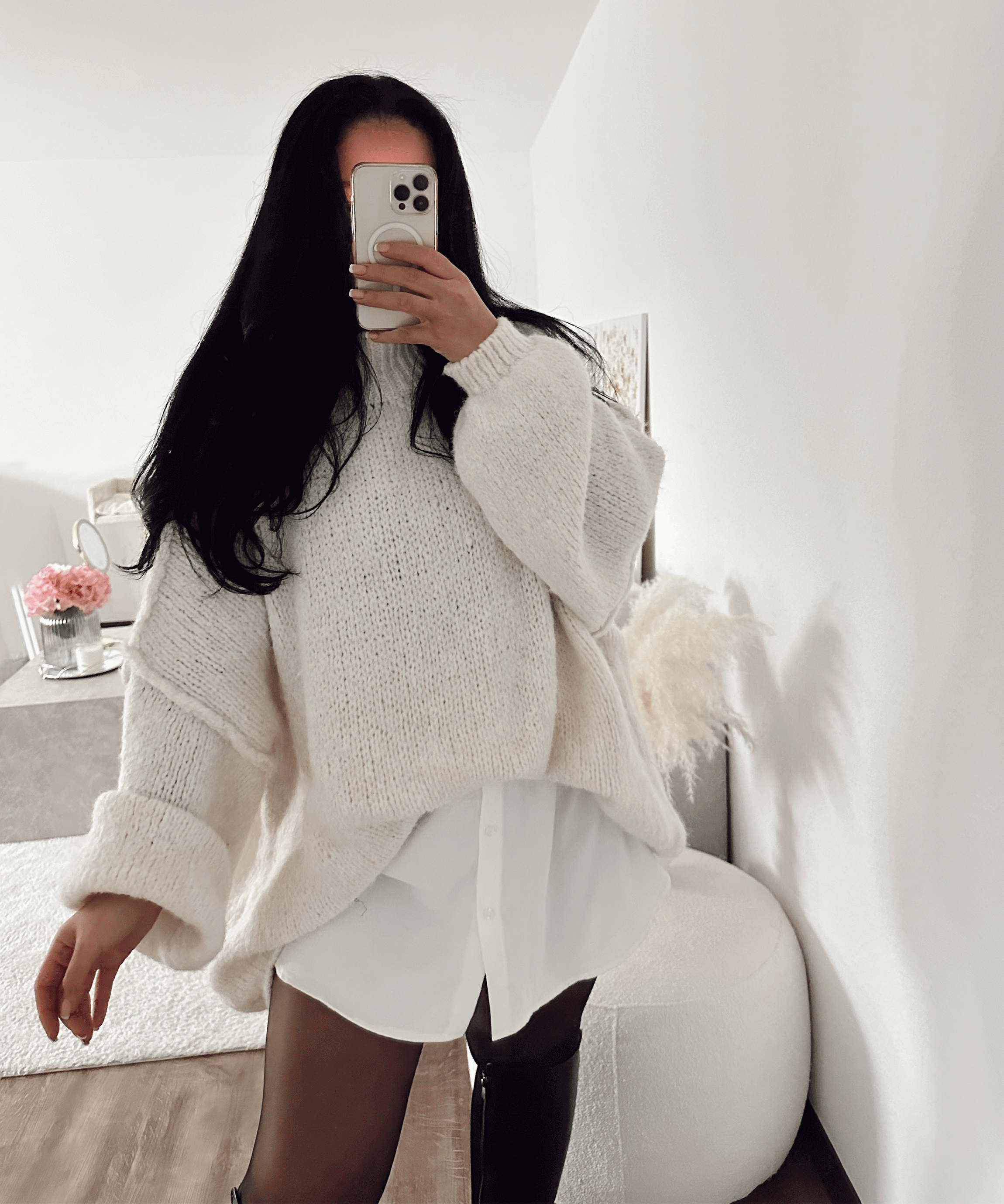 Marie | Elegant Hvid Skørt