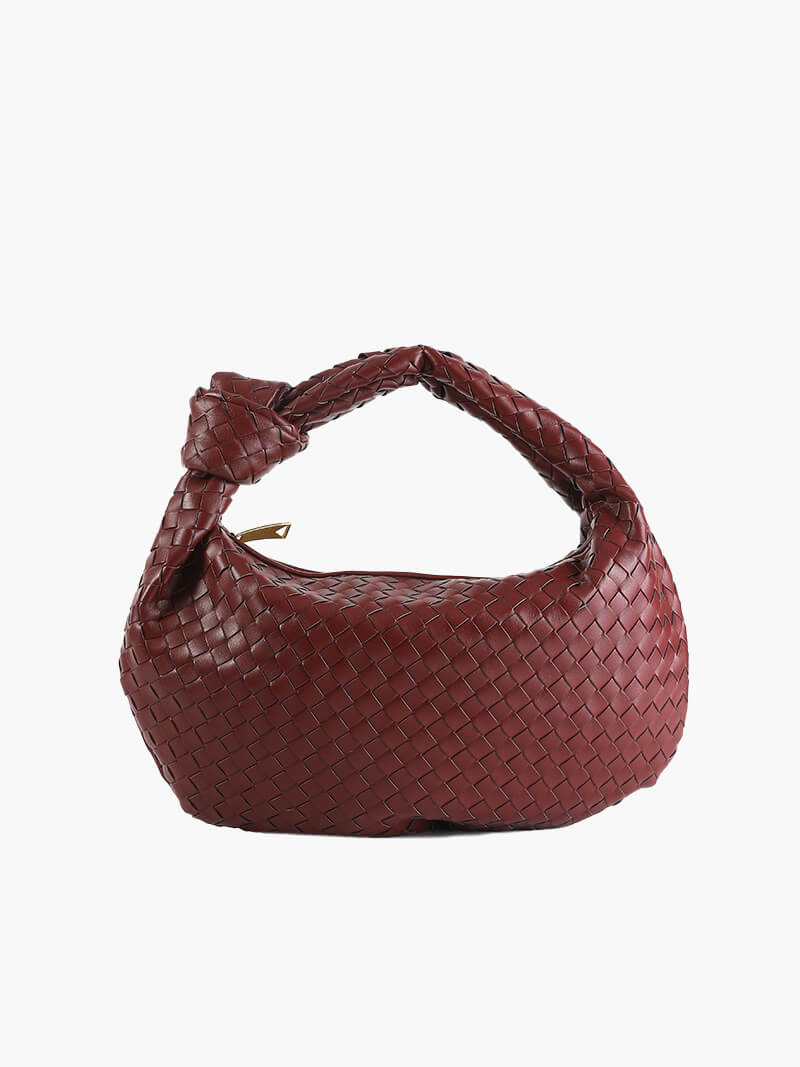Elegant gewebte skuldertaske medium