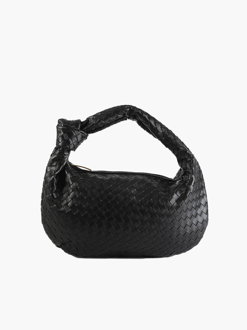 Elegant gewebte skuldertaske medium