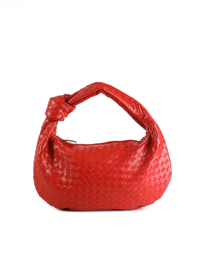 Elegant gewebte skuldertaske medium