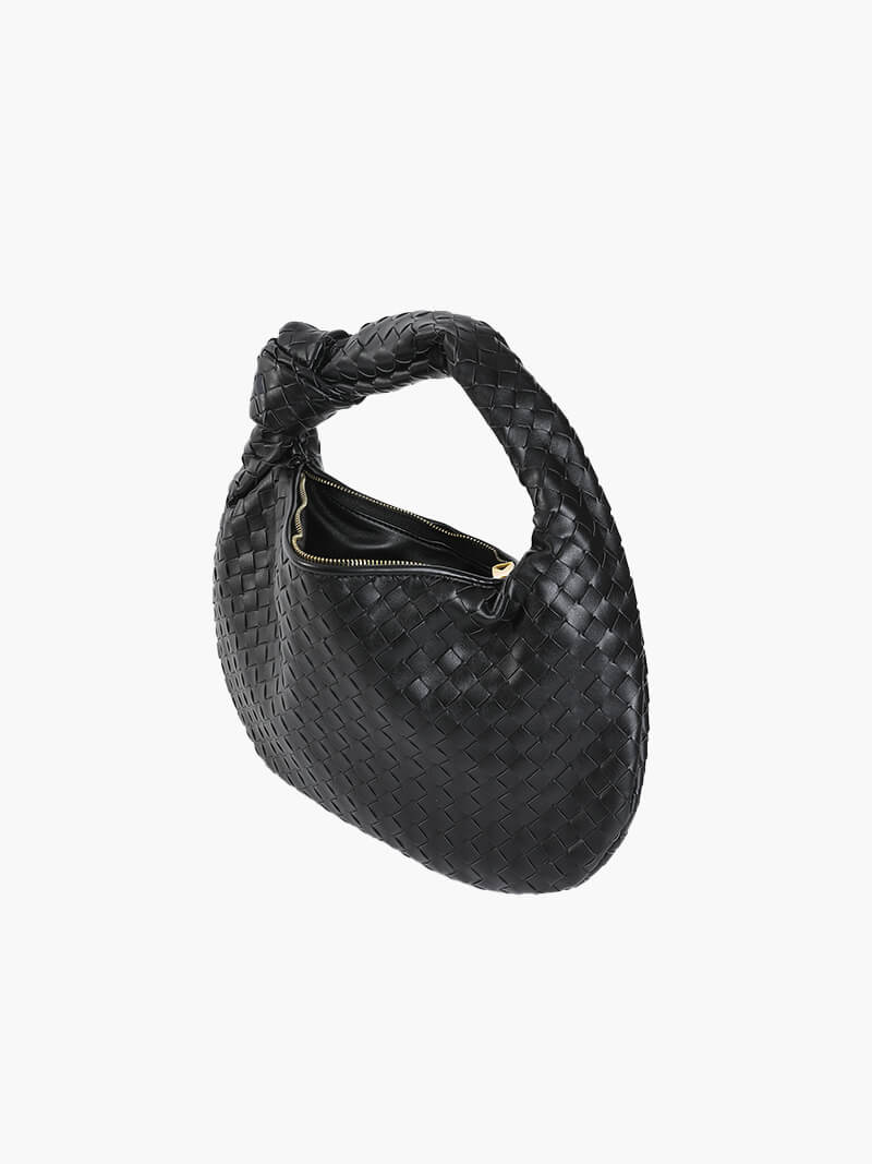 Elegant gewebte skuldertaske medium