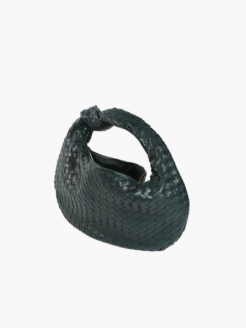 Elegant gewebte skuldertaske medium
