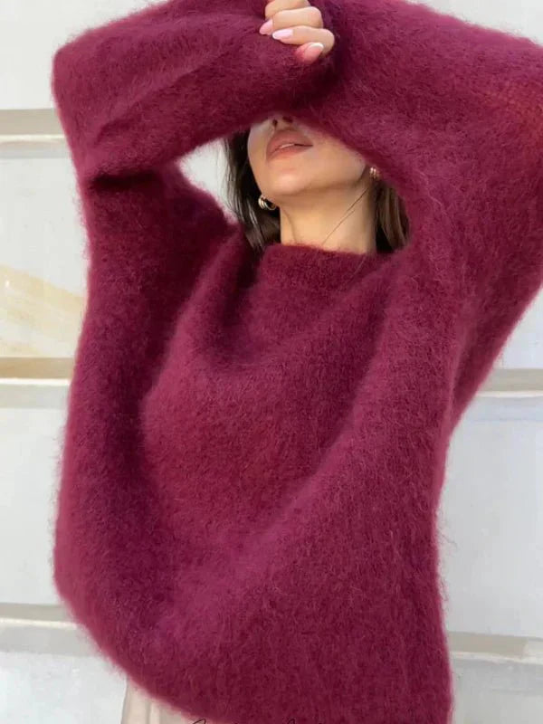 Caly - Mohair Strikpullover