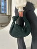 Elegant gewebte skuldertaske medium