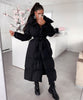 Leigh | Overdimensioneret Parka i Sort