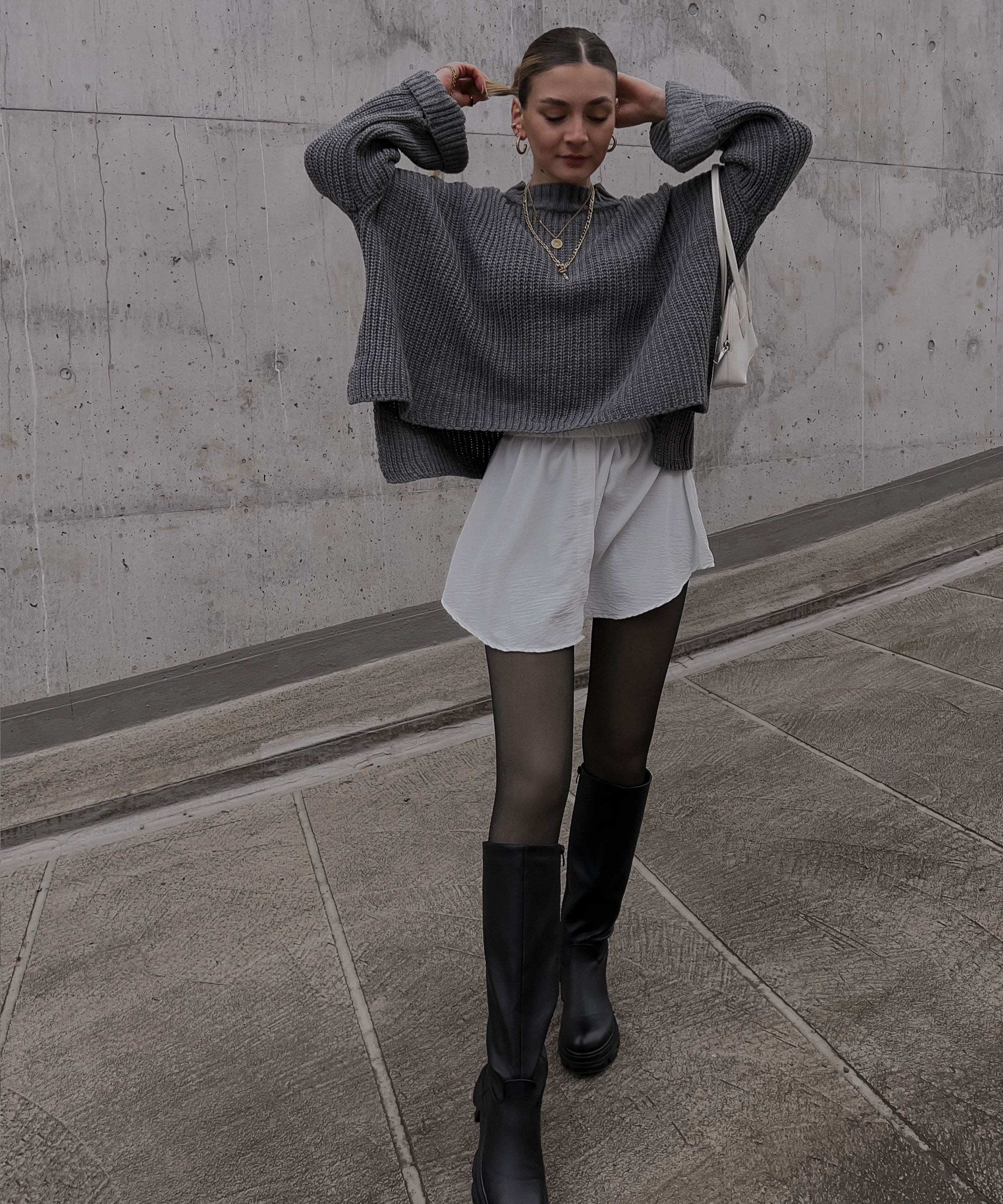 Marie | Elegant Hvid Skørt